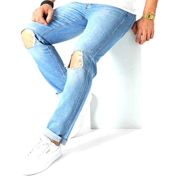 Jack and Jones Other - JACK&JONES Skinny ripped jeans Sz 33x32